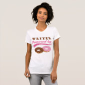 Schrijfcadeau (donuts) t-shirt (Voorkant volledig)
