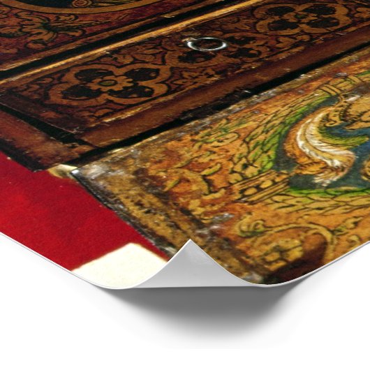 Schrijfdoos of tafelbureau poster (Hoek)