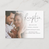 Schrijffoto QR Code Weddenschappen Ontvangen Informatiekaartje (Voorkant)