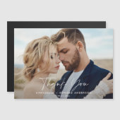 Schrijffotobruiloft bedankt voor de teracotta mode (Voorkant / Achterkant)