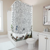 Schrijfgebedden Wilde-life Shower Curtain Douchegordijn (In situ)