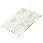 Schrijfgrootte 8,5 x 11-inch college Geleide Gele  Notitieblok (Schuin)