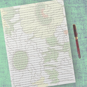 Schrijfgrootte 8,5 x 11-inch college Geleide Gele Notitieblok