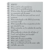 Schrijfjournaal - Hoesje-gedicht dat aantrekkelijk Notitieboek (Voorkant)