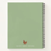 Schrijfjournaal met landstijl notitieboek (Achterkant)