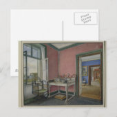 Schrijfkabinet van de kroonprinses briefkaart (Voorkant / Achterkant)
