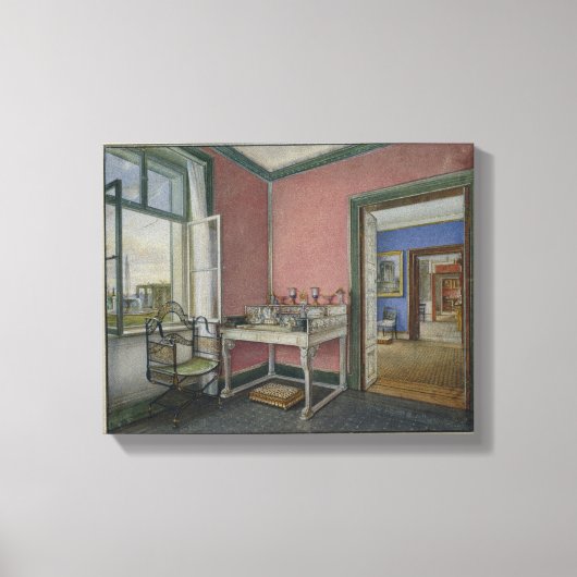 Schrijfkabinet van de kroonprinses canvas afdruk (Voorkant)