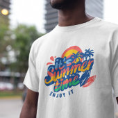 Schrijfkunst zomerhand t-shirt