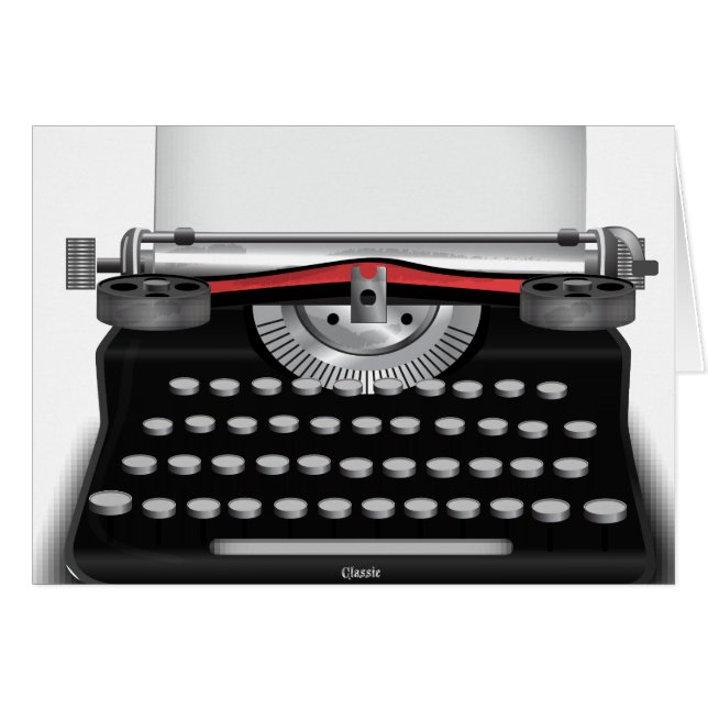 Schrijfmachine (Voorkant Horizontaal)