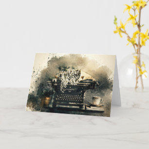 schrijfmachine Alle gelegenheden leeg Kaart