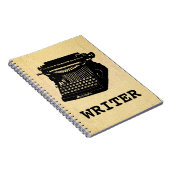 Schrijfmachine Antiek Notitieboek (Rechterzijde)