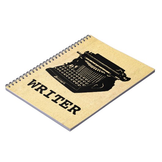 Schrijfmachine Antiek Notitieboek (Linkerzijde)