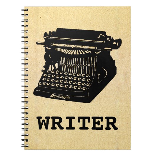 Schrijfmachine Antiek Notitieboek (Voorkant)