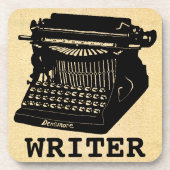 Schrijfmachine Antiek schrijfmachine Bier Onderzetter (Voorkant)