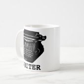 Schrijfmachine Antiek schrijfmachine Koffiemok (Voorkant links)