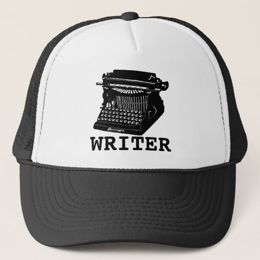 Schrijfmachine Antiek Trucker Pet (Voorkant)