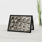  schrijfmachine Birthday Greeting Kaart (Voorkant)