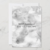 Schrijfmachine boeklanceringspartnerij kaart (Achterkant)