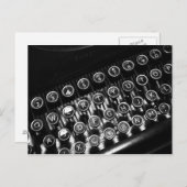 schrijfmachine briefkaart (Voorkant / Achterkant)