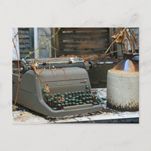 Schrijfmachine Briefkaart (Voorkant)