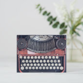  schrijfmachine briefkaart (Staand voorkant)