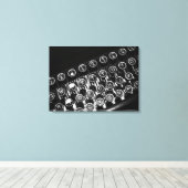  schrijfmachine canvas afdruk (Insitu (Houten vloer))