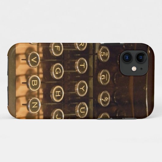 schrijfmachine Case-Mate iPhone case (Achterkant (horizontaal))