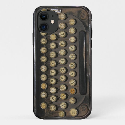  schrijfmachine Case-Mate iPhone case (Achterkant)