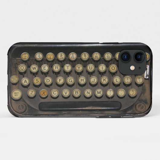 schrijfmachine Case-Mate iPhone case (Achterkant (horizontaal))