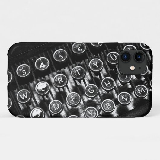  schrijfmachine Case-Mate iPhone case (Achterkant (horizontaal))