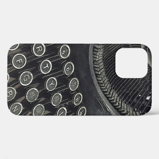 schrijfmachine Case-Mate iPhone case (Achterkant (horizontaal))