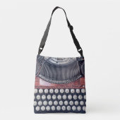 schrijfmachine crossbody tas (Achterkant)