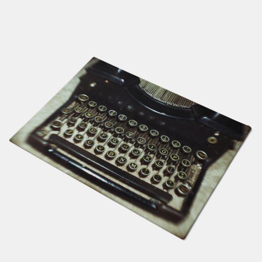  schrijfmachine deurmat (Schuin)