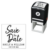 Schrijfmachine en script de datum opslaan  zelfinktende stempel (In situ)