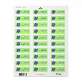 schrijfmachine etiket (Full Sheet)