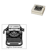  schrijfmachine - Ex Libris Rubberstempel (Gestempeld)