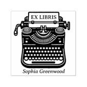  schrijfmachine - Ex Libris Zelfinktende Stempel (Design)