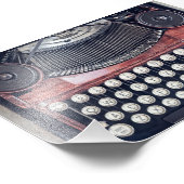  schrijfmachine foto afdruk (Hoek)