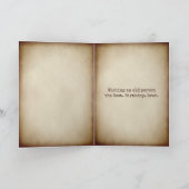  schrijfmachine Happy Birthday Kaart (Binnen)