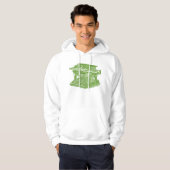 schrijfmachine hoodie (Voorkant volledig)
