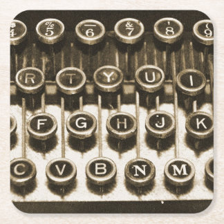  schrijfmachine kartonnen onderzetters