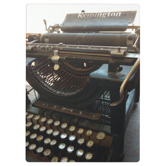  schrijfmachine klembord (Achterkant)