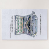  schrijfmachine legpuzzel (Horizontaal)