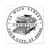  schrijfmachine lithograaf  zelfinktende stempel (Design)