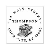  schrijfmachine lithograaf  zelfinktende stempel (Design)