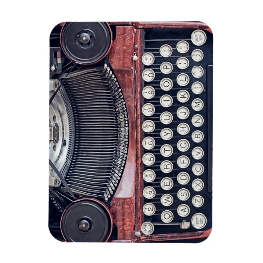  schrijfmachine magneet (Verticaal)