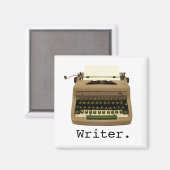 Schrijfmachine Magnet (Voorkant / Achterkant)