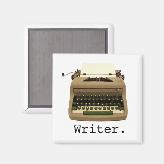 Schrijfmachine Magnet (Voorkant / Achterkant)