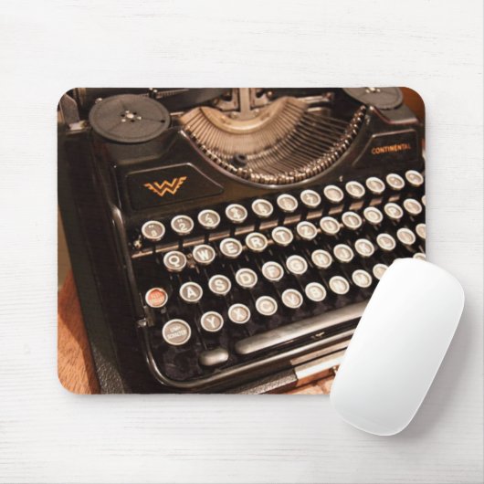schrijfmachine Mousepad Muismat (Met muis)