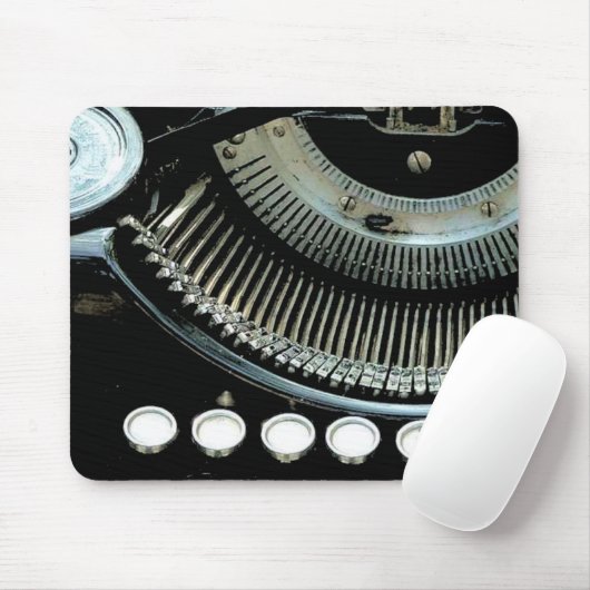 schrijfmachine mousepad muismat (Met muis)